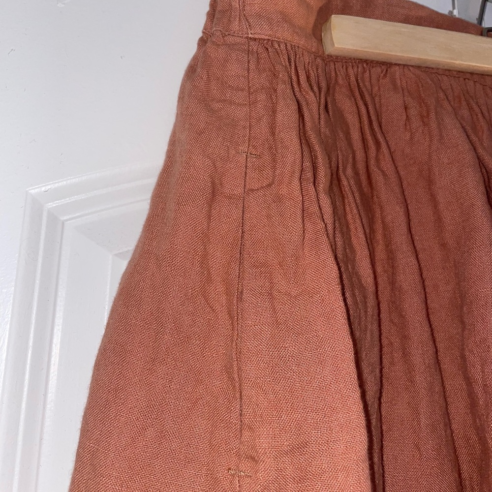 notPERFECTLINEN Pink Linen Skirt - Picture 4 of 9